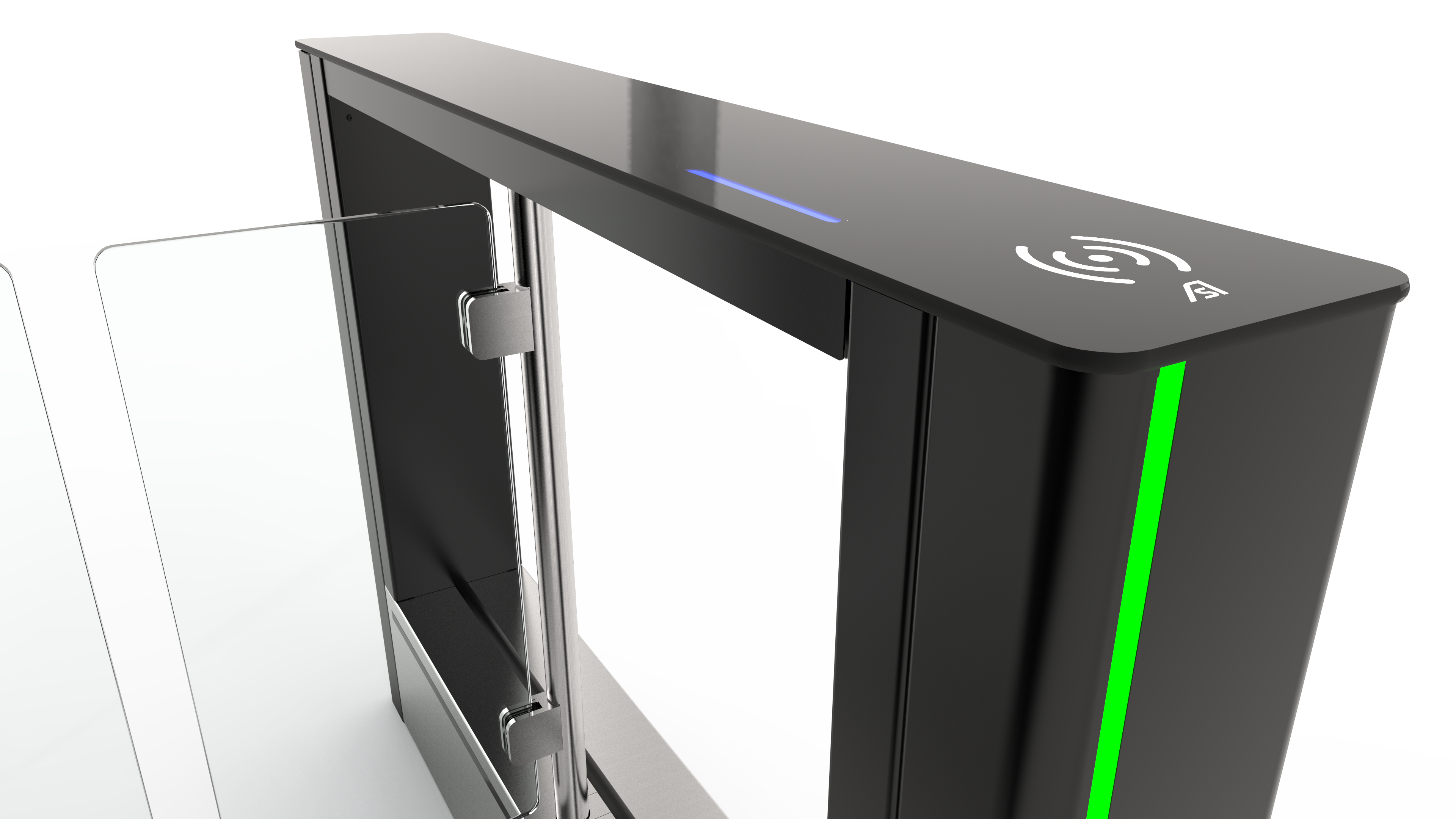 Top glass speed gate