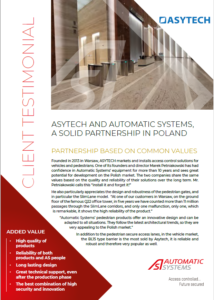 asytech and automatic systems, a solid partnership in poland