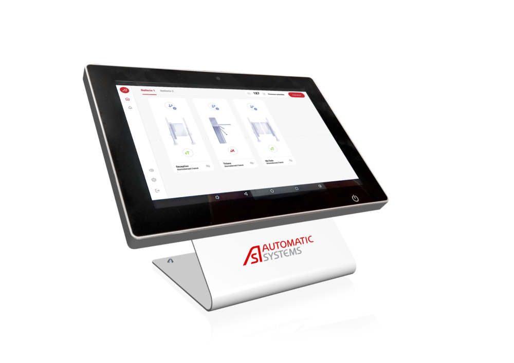 SmartTouch supervision panel for speedgate turnstile