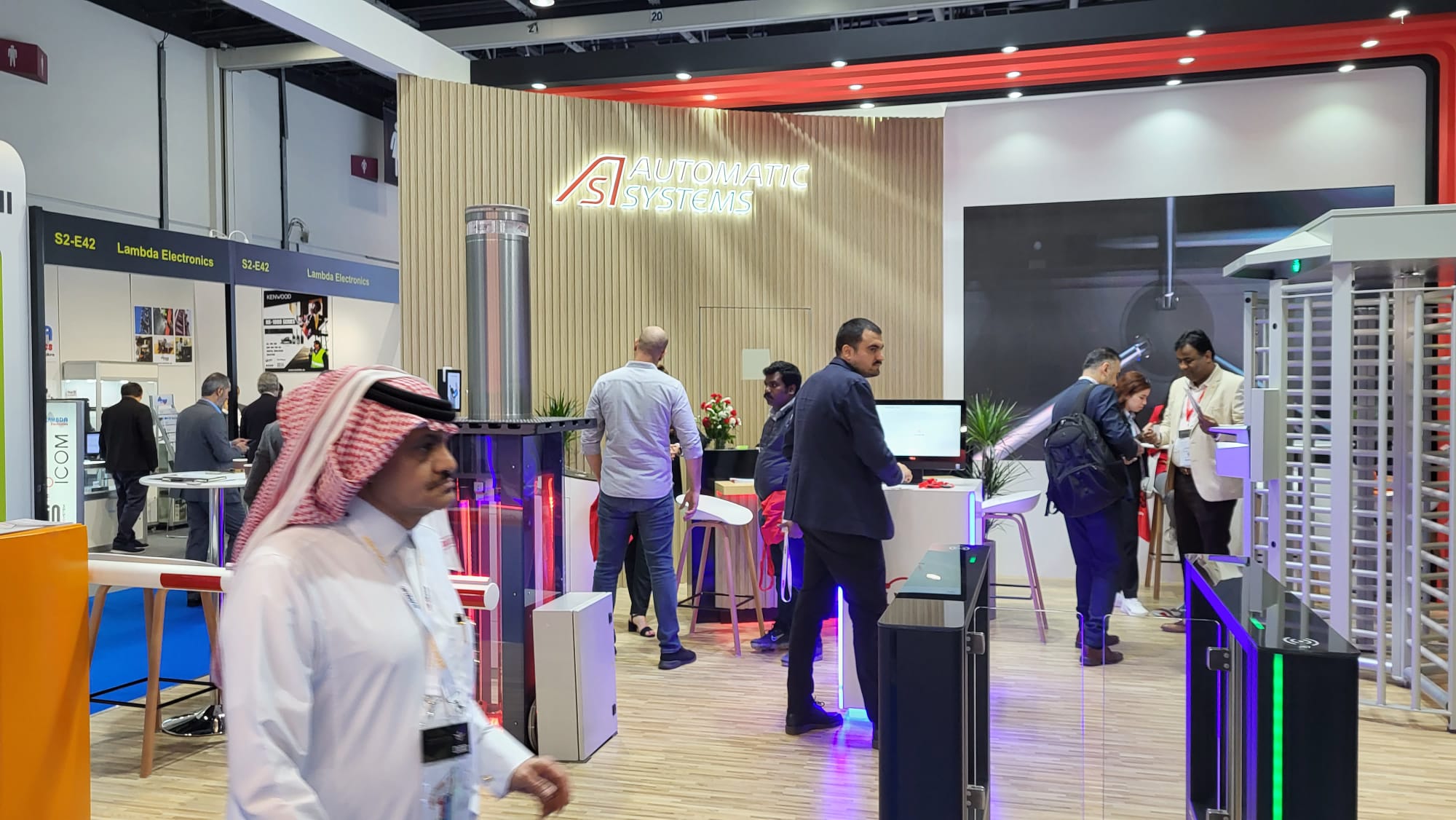 Automatic Systems stand at Intersec Dubai