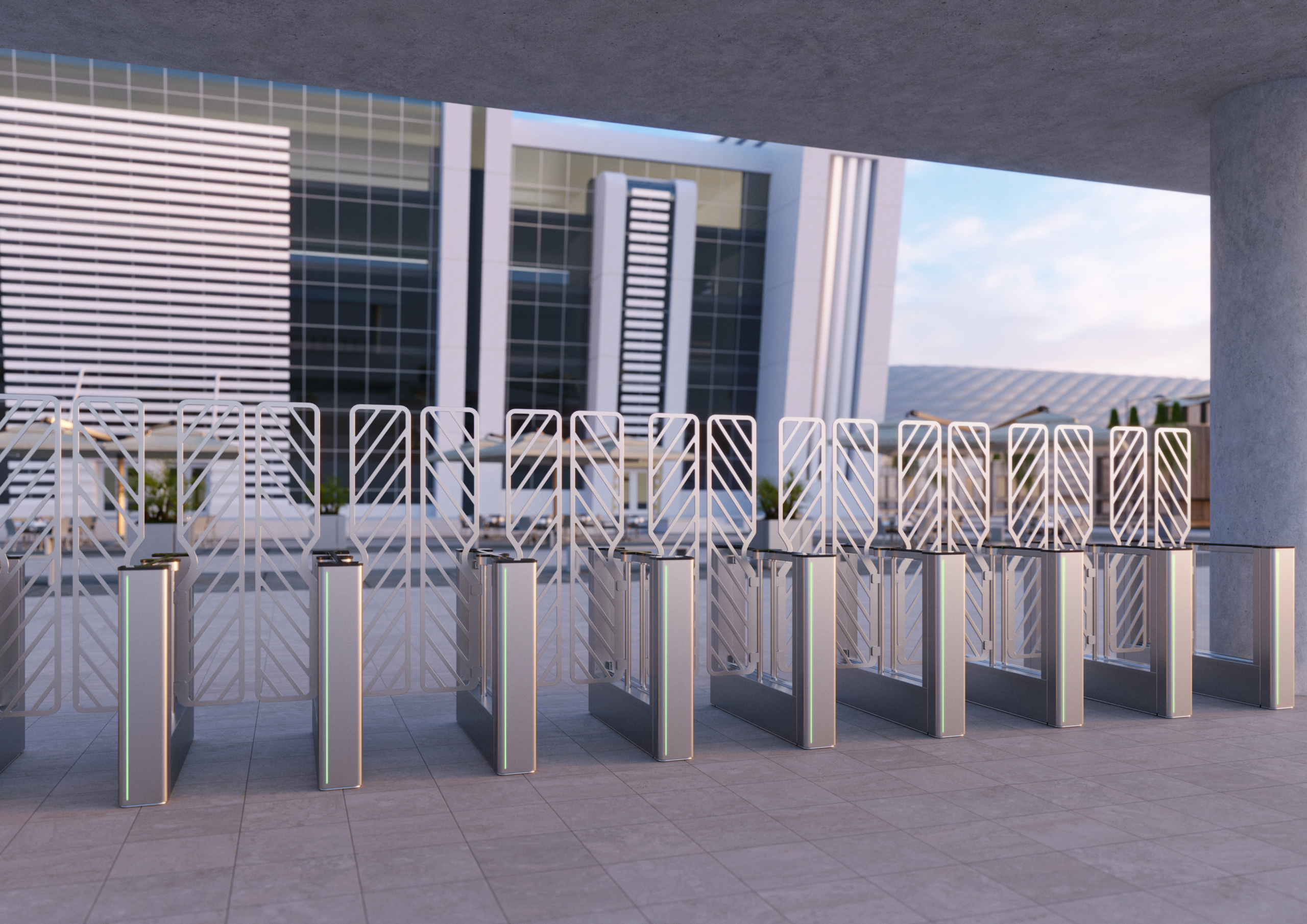 FirstLane Plus outdoor speed gate