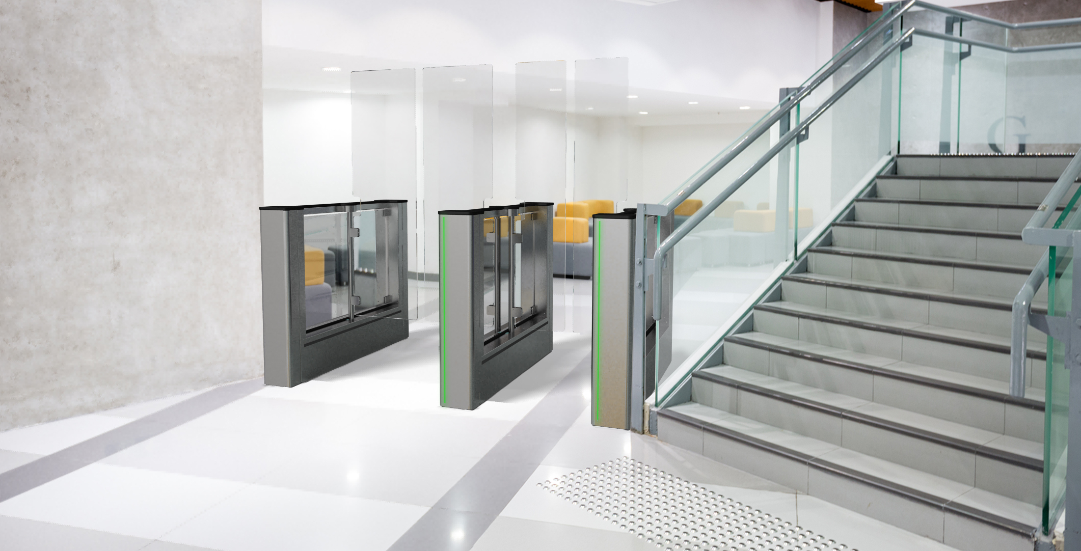FirstLane S speed gates by Automatic Systems