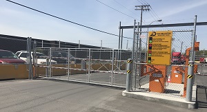 BLG 77 NAM Rising Fenced Barriers Automatic Systems