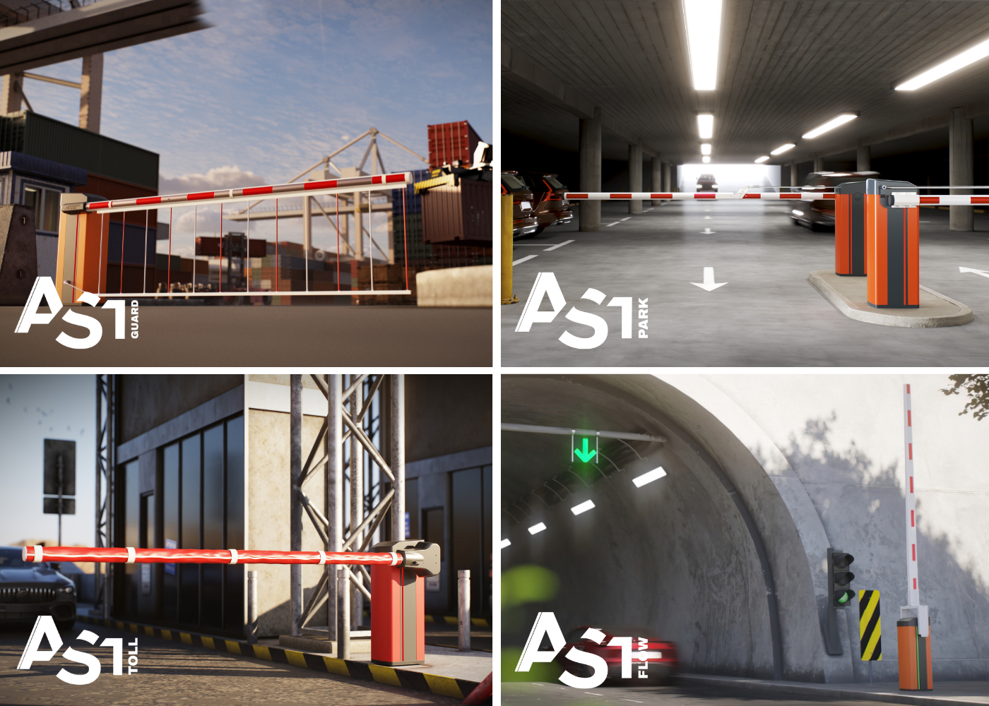 1 barrier, 4 applications