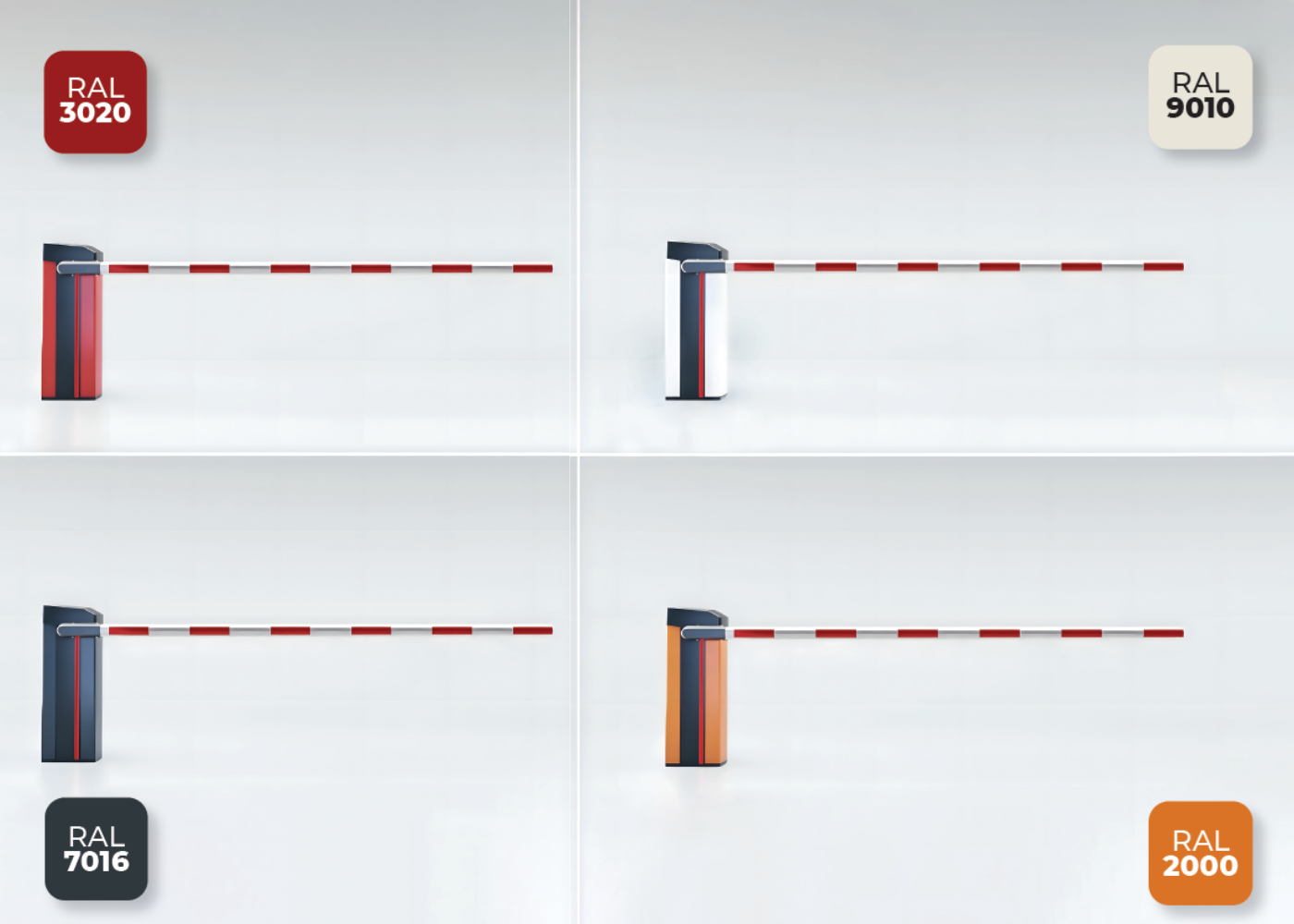 Couleurs RAL standard